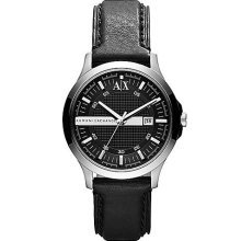 Men's Hampton Watch with Black Leather Strap