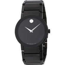 Men's Movado Sapphire Black Pvd Bracelet Watch 0606307