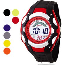 Men's Multi-Functional And Water PU Resistant Digital Automatic Casual Watches (Assorted Color)