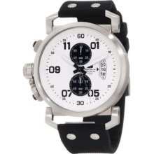 Men's OBCS004 USS Observer Chrono Silver White Black Chronograph