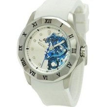 Men's Roman Watch in White ...