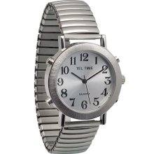 Mens Talking Watch with Expansion Band