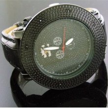 Mens Techno Royale Jumbo 57mm Bezel W/ 8 Diamonds Watch