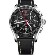 Men's Victorinox Swiss Army Chrono Classic XLS Watch with Black Dial