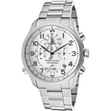 Men's Wilton Chronograph Silver Dial Stainless Steel ...