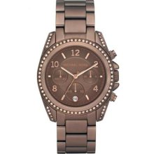 Michael Kors Chronograph Blair Brown Womens Watch Mk5493