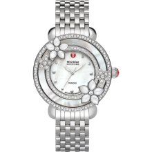 MICHELE 16mm Cloette Fleur Diamond Watch Head - Jewelry