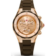 Michele MWW12F000060 Tahitian Jelly Bean Brown Dial Ladies Watch