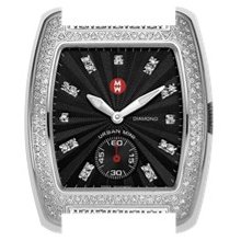 MICHELE Urban Mini Diamond, Black Diamond Dial Diamond Bracelet