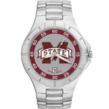 Mississippi State Bulldogs Pro II Stainless Steel Watch