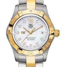 MIT TAG Heuer Watch - Women's Two-Tone Aquaracer w/ Diamond Dial