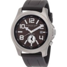 Momentum Mens 1M-SP56C1C Supernova Alarm Titanium Brown Groove Rubber