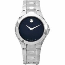 Movado 0606378 Mens Watch Luno Stainless Steel Black