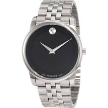 Movado Black Dial, Stainless Steel Band, 0606043 Analog Men's Watch