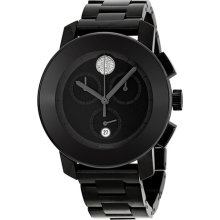 Movado Bold Chronograph Grey Dial Grey IP Stainless Steel Ladies Watch