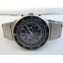 Movado Zenith El Primero Pilot's Chronograph Auto Cal 3019 Rarity Superb 1960's