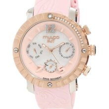 Mulco MW5-1622-813 Nuit Lace Pink Dial Chronograph Unisex Watch ...