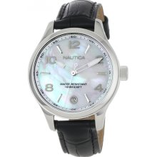 Nautica Mother-of-pearl 100m Ladies Watch Set N12512m