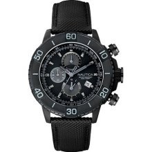 Nautica N20062g Nst 500 Black Poly Men's Watch