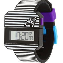 Neff Digi Watch - Black/white Stripe