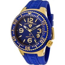 Neptune (44 mm) Blue Dial Blue Silicone ...