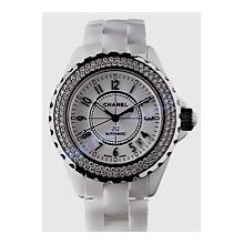 NEW Chanel J12 38MM Ceramic and Diamonds