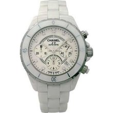 NEW Chanel J12 White Ceramic 41mm Automatic Chronograph with