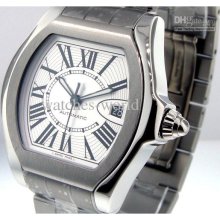 New Luxury Men's Watch Unworn Mens Large 46 Mm Automatic Steel Roads