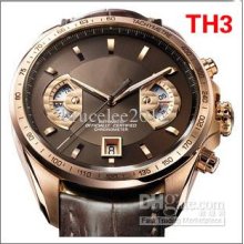 New Luxury Swiss Automatic Mechanical Grand Calibre 17 Men Leather S