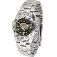 New Mexico Lobos Ladies Stainless Steel Dress Watch