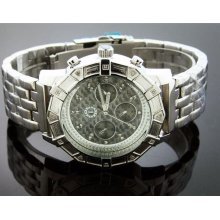 New Techno Watch 12 Diamond Stainless steel 47MM Watch