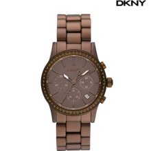 Nice Dkny Ny8349 Aluminum Brown Women's Watch