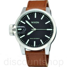 Nixon Chronicle A127 Black/Saddle