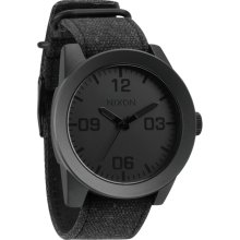 Nixon Corporal Watch - Matte Black/Matte Gunmetal