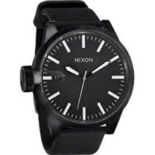 Nixon Matte Black Surplus A1271042-00 Nixon Chronicle Watch Men'S Matte Black Surplus, One Size