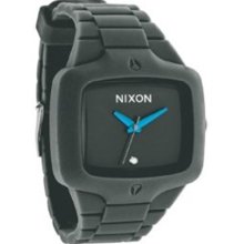 Nixon Men's Player A139638-00 Grey Polyurethane Analog Quartz Watch with Grey Dial