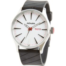 Nixon Sentry Watch - Men's White, One Size