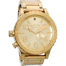 Nixon The 51-30 Tide Watch All Gold One Size For Men 16613362101