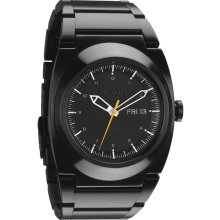 Nixon The Don All Black & Orange Watch