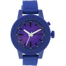 Nixon Watches Women's The Gogo Purple Dial Purple Textured Polyurethan