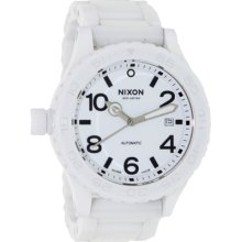 Nixon Women's 42-20 A148126-00 White Ceramic Swiss Automatic Watch with White Dial