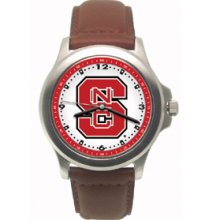 North Carolina State Wolfpack Rookie Leather Watch - Clearance