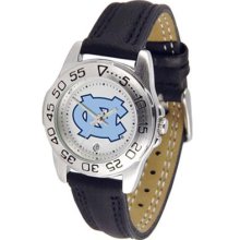 North Carolina Tar Heels UNC Womens Leather Wrist Watch