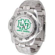 North Dakota Fighting Sioux Sport Steel Band - Men's Watch