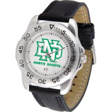 North Dakota Fighting Sioux Sport Leather Band - Men's Watch