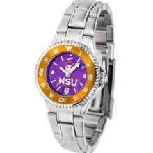 Northwestern State Demons NSU Womens Steel Anochrome Watch