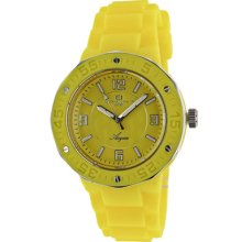 Oceanaut Watches Women's Acqua Yellow Dial Yellow Rubber Yellow Rubber