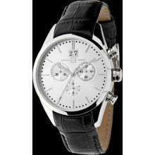 Officina Del Tempo Mens Watch Wall Street Chrono Italian Ot1037-1100an Serial N