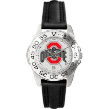 Ohio State Buckeyes OSU NCAA Womens Leather Wrist Watch ...