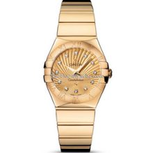 Omega Constellation Polished Quartz 27mm Ladies Watch 12350276058002